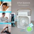 3 in 1 Mini Air Cooler Fan with Humidifier - Air Conditioner With Water and Ice Compartment. 