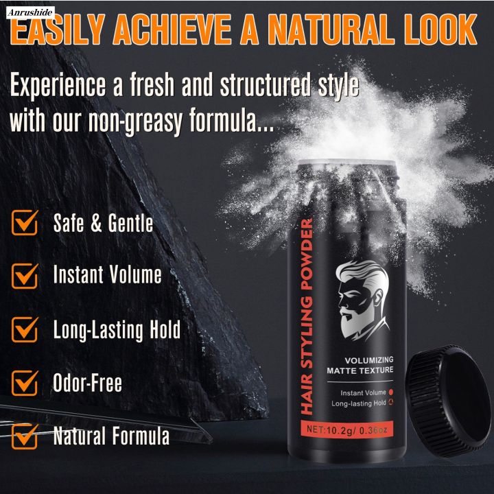 Anrushide%20Hair%20Styling%20Powder,%20Natural%20And%20Long-lasting%20Fifty%20percent%20discount%20Men's%20Hair%20Styling%20Powder10.2g%20-%20Image%206
