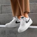 Air Force 1 White Black Sneakers For Women. 