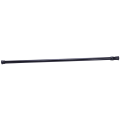 FORIDE 4X Extendable Telescopic Spring Loaded Net Voile Tension Curtain Rail Pole Rods,55-90cm,Black. 