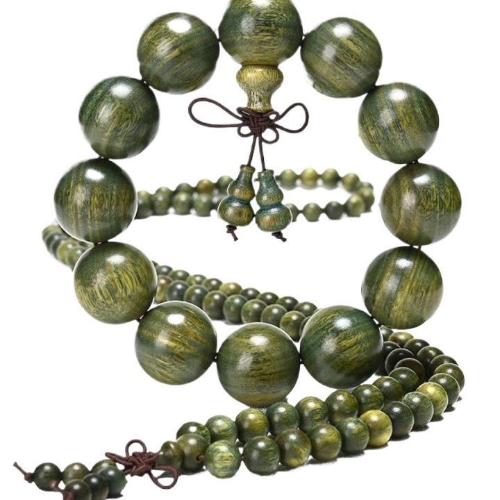 Wholesale%20Authentic%20Green%20Sandalwood%20Buddha%20Beads%20Bracelet%20Natural%20Sandalwood%20Argentinian%20Jade%20Sandalwood%20Bracelet%20Men%20&%20Women's%20Accessories%20-%20Image%204