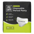 Pee Safe Disposable Period Panty - Medium to Large (M-L) (23"- 39") -  Pack of 4. 