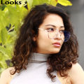 Metal Frame Blue Ray Cut Hexagonal Golden Trendy Light Blocking Premium  Glasses 100% UV Protection Pretty Looks Computer Glasses. 