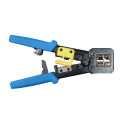 RJ45 Crimp Tool Pass Through Crimper Ethernet Cable Connector Crimping Tool Ratcheting Hand Tools - Wire Stripper - Crimper - Cutter. 