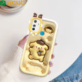 UCUC for Realme C3 Back Cover Cute Cartoon Friend Monster Lens Soft Silicone Phone Cases. 