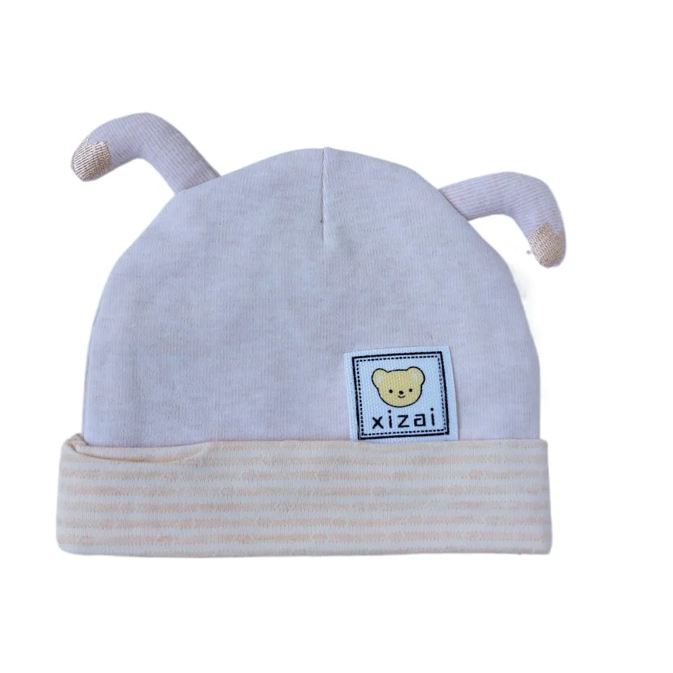 Newborn Cute Horn Baby Soft Cotton Topi Cap For Boy And Girl CS