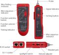 Network Cable Wire Tracker Cable Tester UTP STP RJ11 RJ45 Cat5 Cat5E Cat6 Telephone Wire Tracker Tracer Toner Detector Line Finder (RED). 