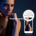 Selfie Ring light Rechargeable battery 3 mode. 