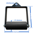 Gym Lat Pull Down Pulley Cable Machine Handle Attachment Fitness Arm Wrestling Workout Deadlift D Shape Hand Grip-6CM Easy to Use. 