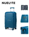 NUELITE 20-Inch Luggage BRANDENBURG | 8 Wheel Spinner Trolley Bag | Anti-Theft Zipper Integrated Lock Extra Security | Unbreakable Hard Shell Carry-on Suitcase Luggage. 