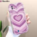 Jizetin for Realme C11 2021 / C20 C20A Back Cover Colorful Love Cream Wavy Edge Soft Silicone Phone Case. 