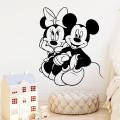 Discounts Funny Mickey Minnie Lover Wall Sticker Self Adhesive Lil Peep Wallpaper Stickers Vinyls Decals on Walls Children's Decoration 3D. 