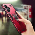 Vantime Case for Xiaomi Redmi Note 13 Pro Plus 5G Pro+ Metallic Ring Stand Armor Hard Back Protective Casing. 
