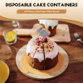 Mini Golden Cardboard Cake Base,100 Pieces Cake Plate Cardboard Base. 