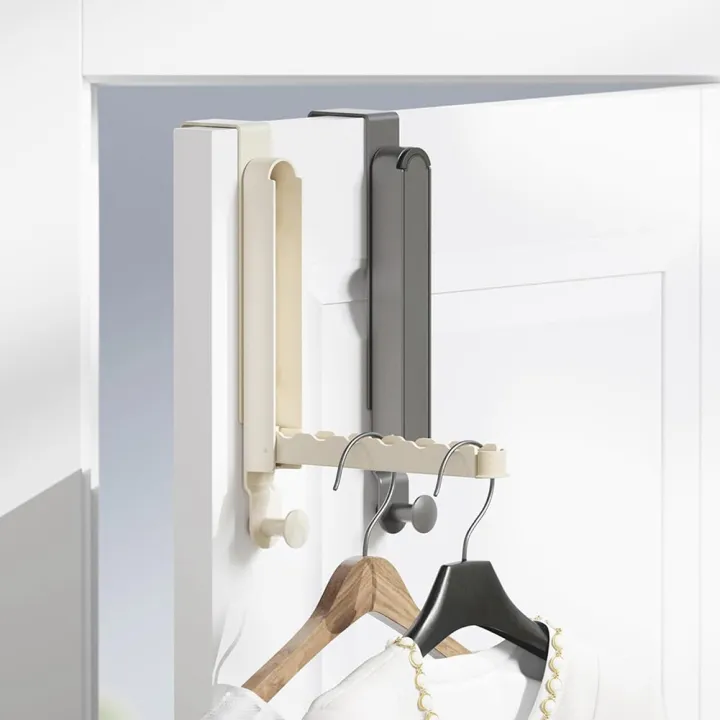 (GGBR)%20Folding%20Clothes%20Drying%20Rack,%20Door%20Hook%20Clothes%20Hanger,%20No%20Need%20to%20Hit%20the%20Clothes%20Hanger,%20Portable%20&%20Foldable%20Black%20-%20Image%205