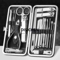 DISICHEN 8/9/11/16/19 Pcs Manicure Cutters Nail Clipper Set Stainless Steel Ear Spoon Nail Clippers Pedicure Nail Art Tool Manicure tools Special. 