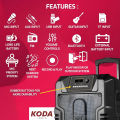 KODA 15 Inch Karaoke Speaker, Portable pa System with 2 Wireless mic, Trolley Speaker with Bluetooth and fm. Great Battery Backup | Indoors and Outdoors in Picnic or Party KD-1550). 