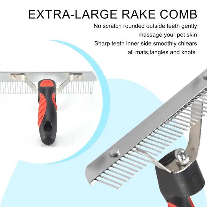 CGearuppt%20Pet%20Comb%20Extra-Large%20Rake%20Comb%20Grooming%20Brush%20Deshedding%20Tool%20Beauty%20Comb%20For%20Large%20Dogs%20Golden%20Retriever%20Husky%20-%20Image%202