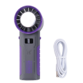 OYPFXMI Portable Handheld Fan Outdoor Semiconductor Refrigeration Air Cooler Fan 2000mAh Battery Rechargeable Cold Fan,A. 