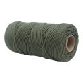 100 Meter Twisted Macrame Cord Army Green Color 3Mm. 