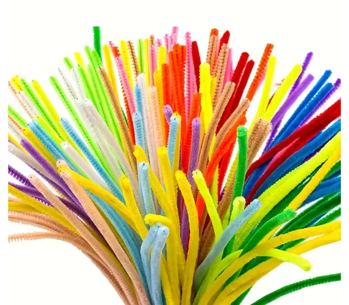 100%20pcs%20pipe%20cleaner%20Color%20Fuzzy%20Wire%20for%20Craft%20-%20Image%203