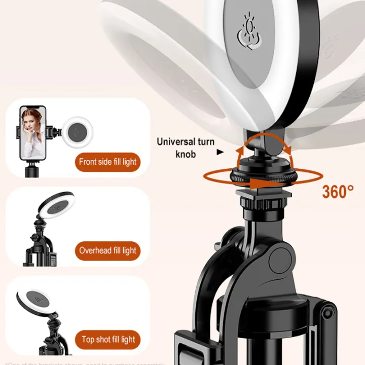 Lereach%20Selfie%20Ring%20Light%209-level%20Dimming%20For%20White%20Light%20/%20Natural%20Light%20/%20Warm%20Light%20Universal%20Rotation%20Multi%20Port%20Suitable%20For%20Beauty%20Fill%20Light%20Support%20Camera%20Selfie%20Stick%20Bracket%20Install%20-%20Image%203