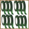 Kqueebee 12 Pcs Floral Tape Florist Stem Wrap Green Tape for Bouquet Flowers and Crafts Making. 