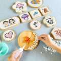 Handmade DIY Mosaic Cup Mat Bottom Bamboo Pad Heart Square Coaster Parent-Child Early Education Free Creation Handicraft Toys. 