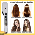 MengsanSpecial EU Comb with Steam Iron Nano Hair Straight Salon Professional A66Z Steam, Titanium, Detachable Plug. 