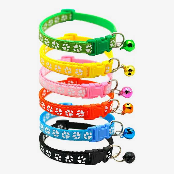 Pet Paw Print Collar for Cats & Small Dogs - 1.0cm 19-32cm | Daraz.com.np