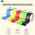 Sporting Goods Strength Training TPE Resistance Bands Yoga Gym Equipment Exercise Loop Bands Rubber Loop Elastic Workout Expander Home Gym Pack of 5 Different Levels Elastic Band. 