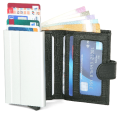 WildHorn Nepal RFID Protected 100% Genuine Leather Unisex Cardholder (CRD 001 Black Croco). 