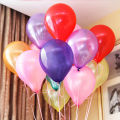 100 Pieces Assorted Mix Color Round Shape Latex Balloon Set. 