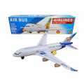 Airplane Toys for Kids, Bump and Go Action Airbus A380 Model Airplane Toy for Boys and Girls with Flashing Light Up, Real Jet Sound – Battery Powered Electric Plane. 