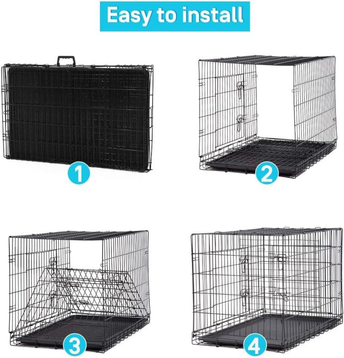 Foldable%203ft%20Bold%20Wire%20Pet%20Dog%20Cage%20For%20Dogs%20Cats%2093cm%20By%20HAMROPETS%20-%20Image%206