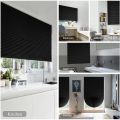 Portable Adjustable Thermal Insulated Bedroom Temporary Curtain Half Blackout Blind Travel Window Cover Sunshade Curtain Window Shade. 
