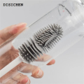 DISICHEN High Quality Cleaning Tools 1PC Bottle Brush Cup Scrubber Glass Cleaner Stainless Steel Long-handled Cup Brush Bottle Glass Cup Cleaning Brush Kitchen Tool. 