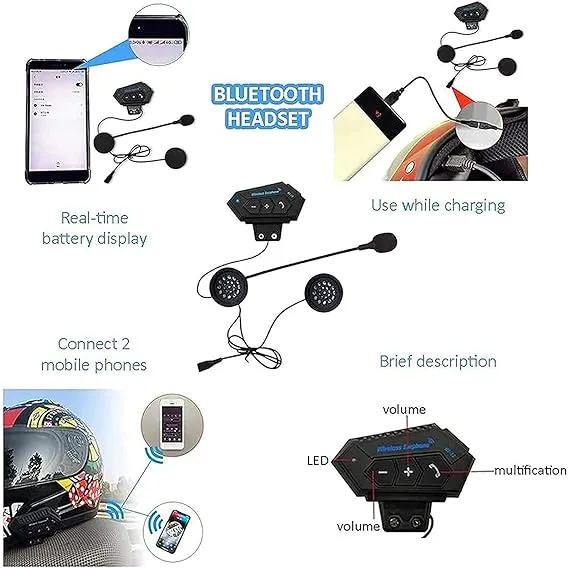 Bluetooth%20Motorcycle%20Helmet%20Full%20Face%20Modular%20Flip%20Up%20Motorbike%20Helmet%20Built-in%20Headset%20speakers%20Intercom%20Bike%20Helmet%20DOT%20Approved%20for%20Men%20Women%20Matt%20black,Gold%20lens,XXL%2061~62cm%20-%20Image%205