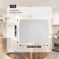 100 Pcs Air Fryer Parchment Liner,Perforated Square Air Fryer Liner for Foodi Grill 5 in 1 AG301 Dual Air Fryer. 
