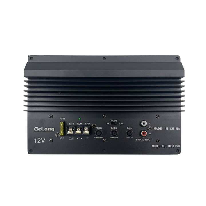 Car Subwoofer Amplifier Board Manufacturers Wholesale 12V 1000W Bass Box 10 Inch 12 Inch Gelong 1033