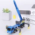 Children's Gift Engineering Vehicle Diecast Excavator Truck Toy Inertial Sliding Engineering Car Model Mini Crane. 