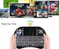 Mini Wireless Keyboard And Mouse (Touchpad) With Smart Function For Android TV, PC And Android Box(RBG). 