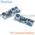 2pcs/1pc Mini Mono Single Channel Transmitter FM Wireless Transmitting Microphone Module Serial Port Control DC 3V-5V 76M-108MHz. 
