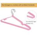 Stainless Steel hangers with PVC Coating Steel Pack of 10 Hangers By Asmita Trading. 