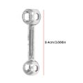 Kqueebee 10 in 1 Bicycle Dumbell Wrench Spanner Multifunction Bike Repair Tool 6mm-15mm. 