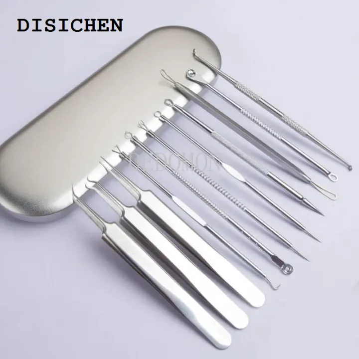 DISICHEN%20Fashion%201%20Set%20Blackhead%20Comedone%20Acne%20Pimple%20Belmish%20Extractor%20Vacuum%20Blackhead%20Remover%20Tool%20Spoon%20for%20Face%20Skin%20Care%20Tool%20-%20Image%202