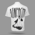 Bleach Kenpachi Printed T-Shirt – Anime Graphic Printed| Both side printed | White Anime T-Shirt. 