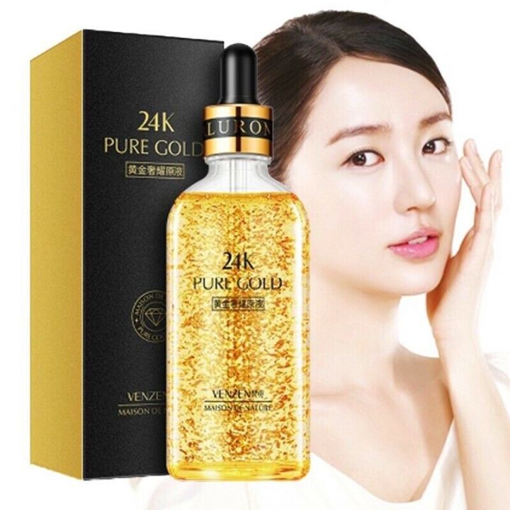 100ml Anti Aging Original 24K Gold Serum For Smooth Facing/Pimple Removal