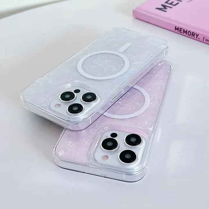 PearlShell%20Magsafe%20Case%20For%20iPhone%2014%20%20Plus%20By%20Panchakumari%20Mobile%20Hub%20-%20Image%202