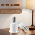 E14 to E27 Extend Base LED CFL Light Bulb Lamp Adapter Converter Screw Socket. 